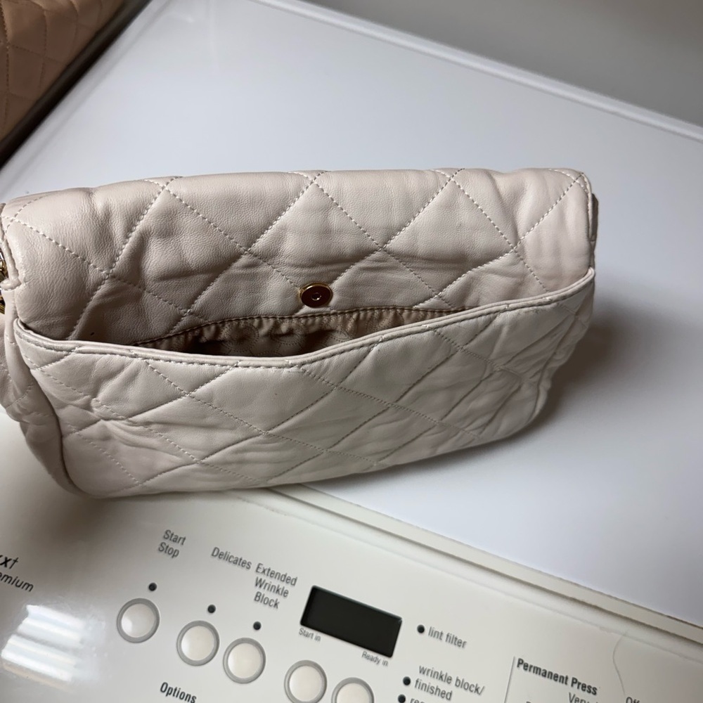 Michael Kors Small Quilted Leather Shoulder Bag - Off-White channel vibe - Picture 14 of 17